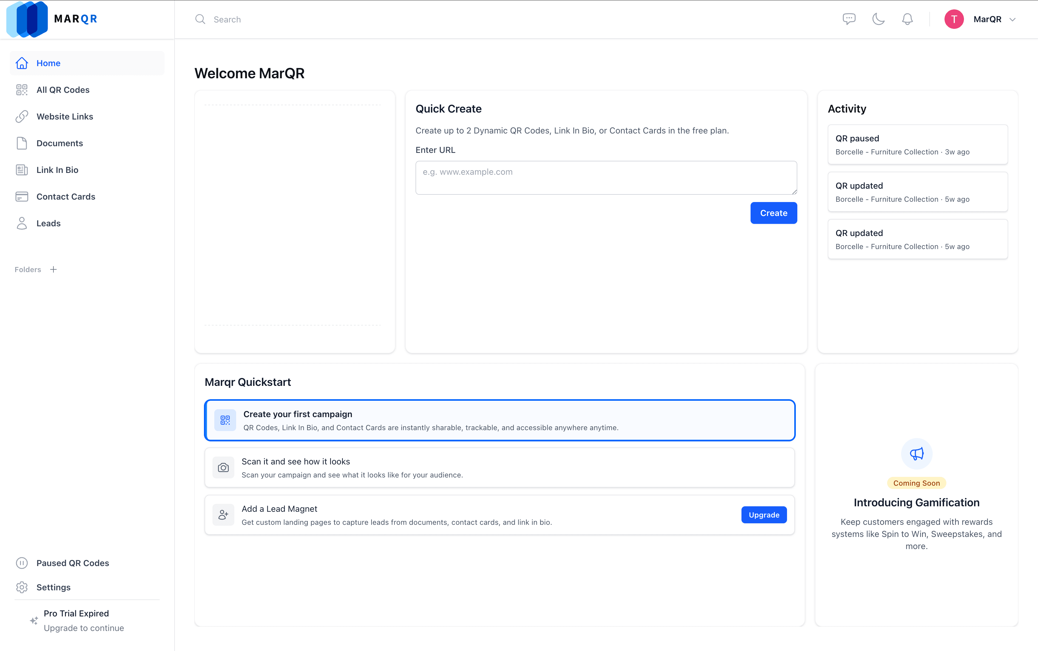 Create your first campaign